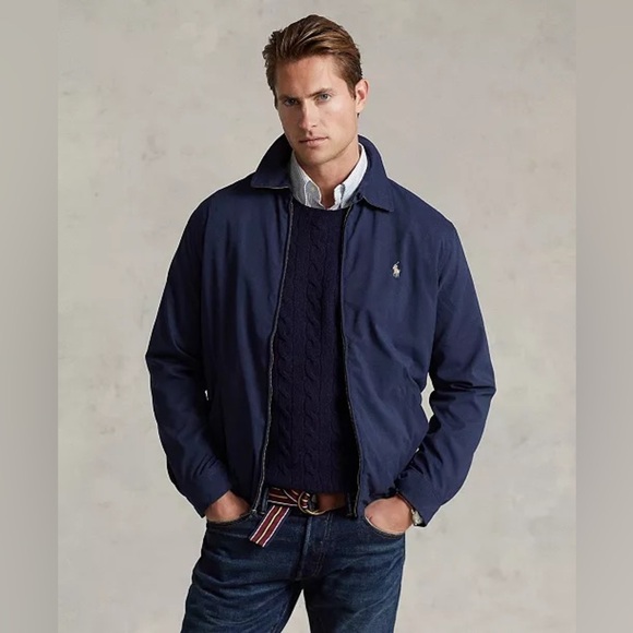 Polo Ralph Lauren Other - Polo Ralph Lauren Lightweight Windbreaker Jacket Refined Navy Zip Up Big/Tall